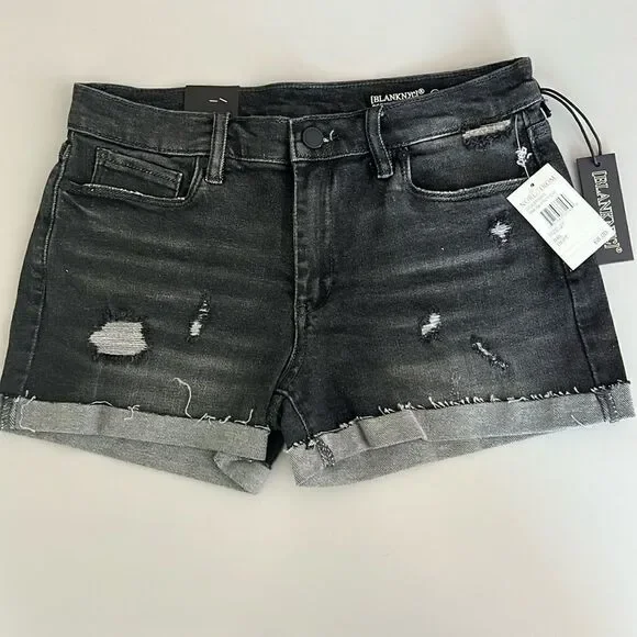 NWT BLANK NYC The Fulton Roll Up Short in Sneak Preview Size 27 - Picture 3 of 11